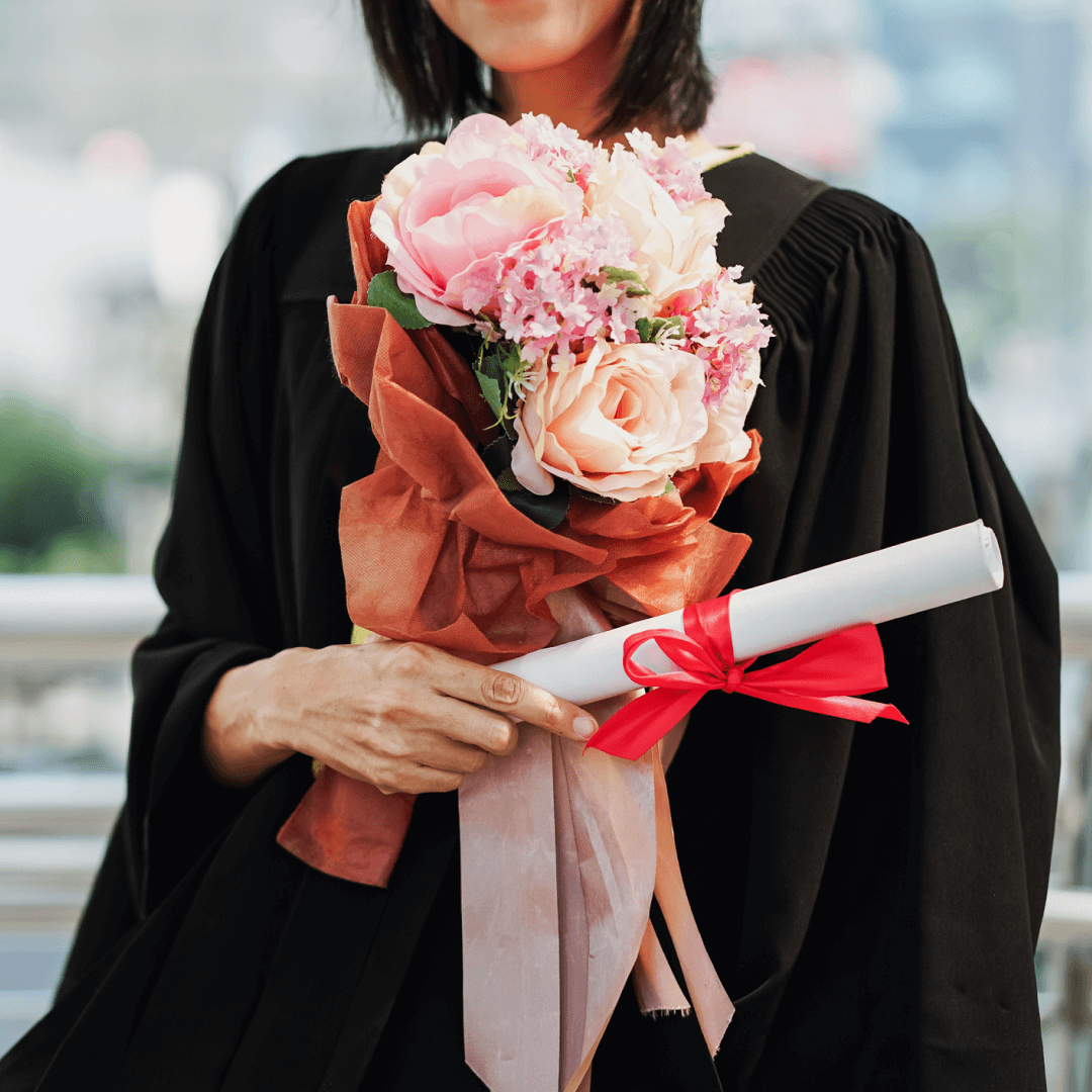 Flores para la graduación 