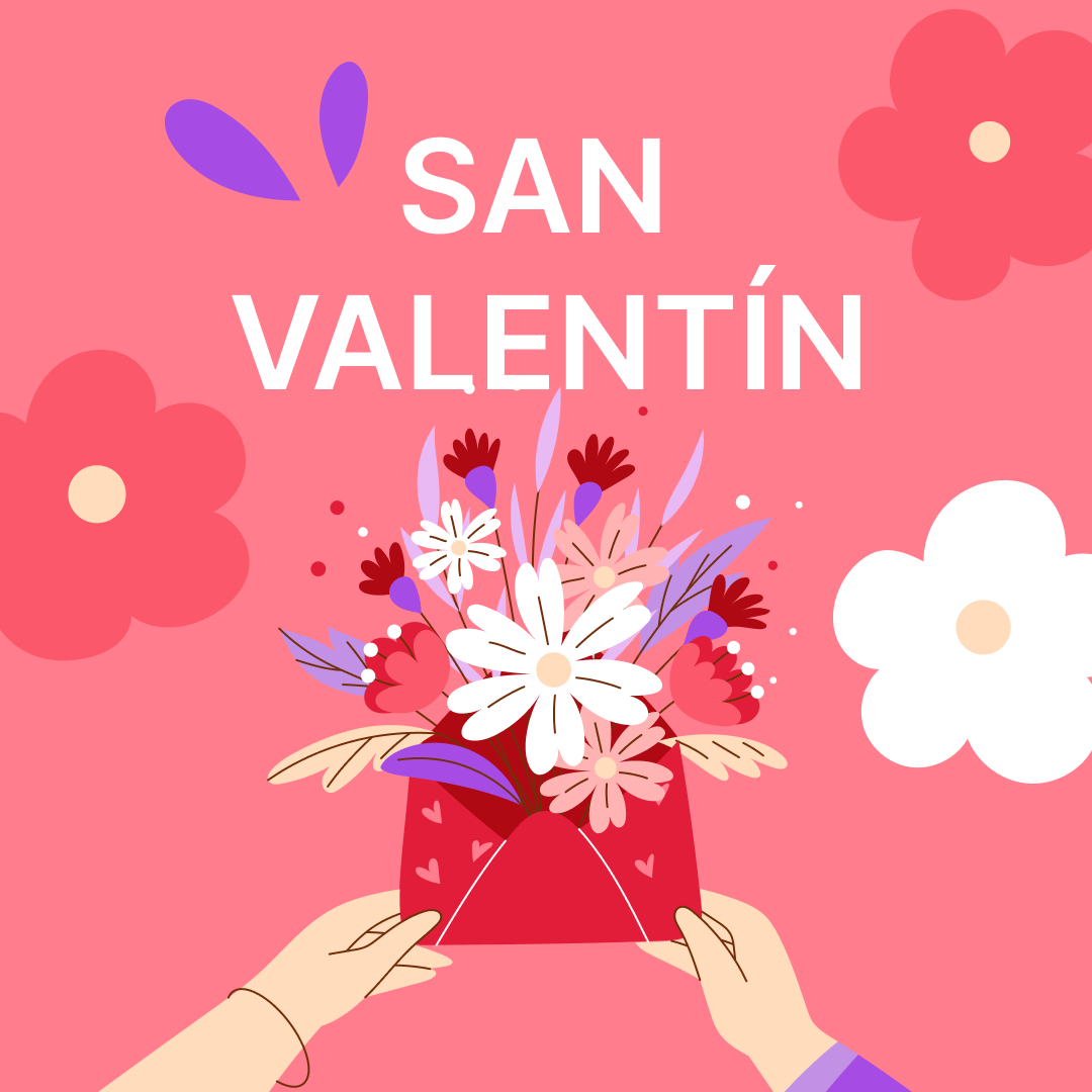 Regala Flores en San Valentín Día de los enamorados